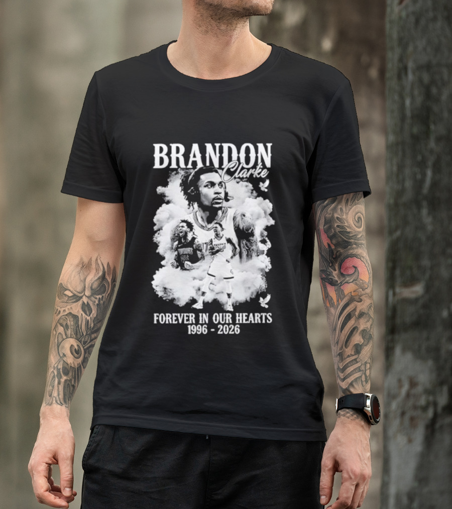 Brandon Clarke Forever In Our Hearts 1996 2026 T-Shirt