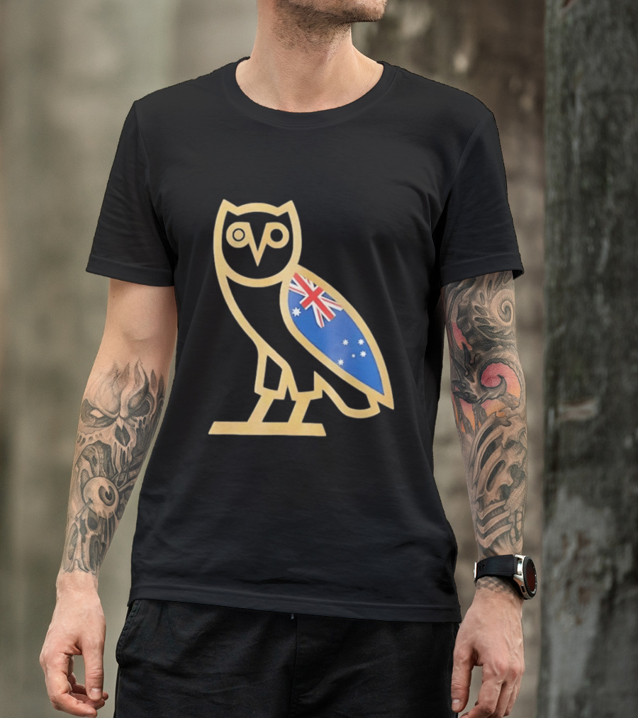 OVO Owl With Australia Flag T-Shirt