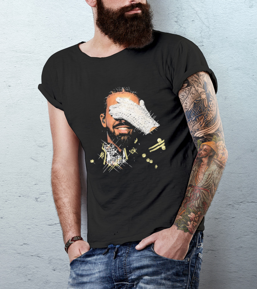 Drake Iceman Pay Tribute To Michael Jackson Glitter Glove Iconic Gesture T-Shirt