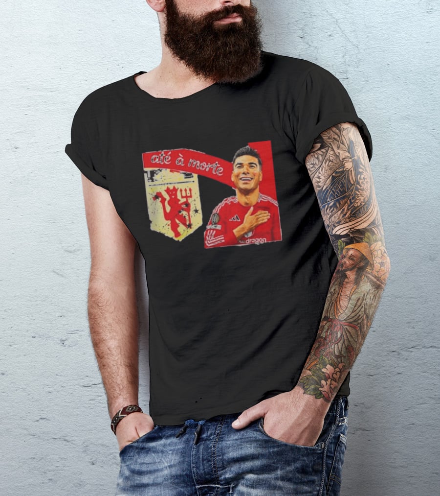 Manchester United Até à Morte Casemiro T-Shirt