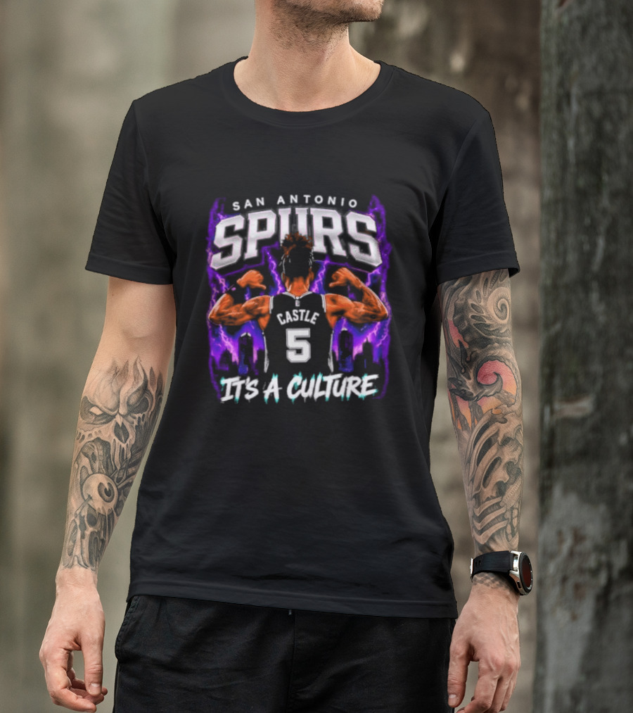 San Antonio Spurs Castle 5 It's A Culture T-Shirt