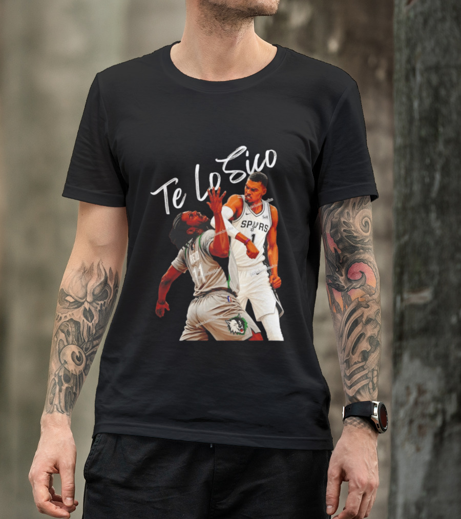 San Antonio Spurs Basketball Te Lo Sico Wemby Elbow Reid T-Shirt