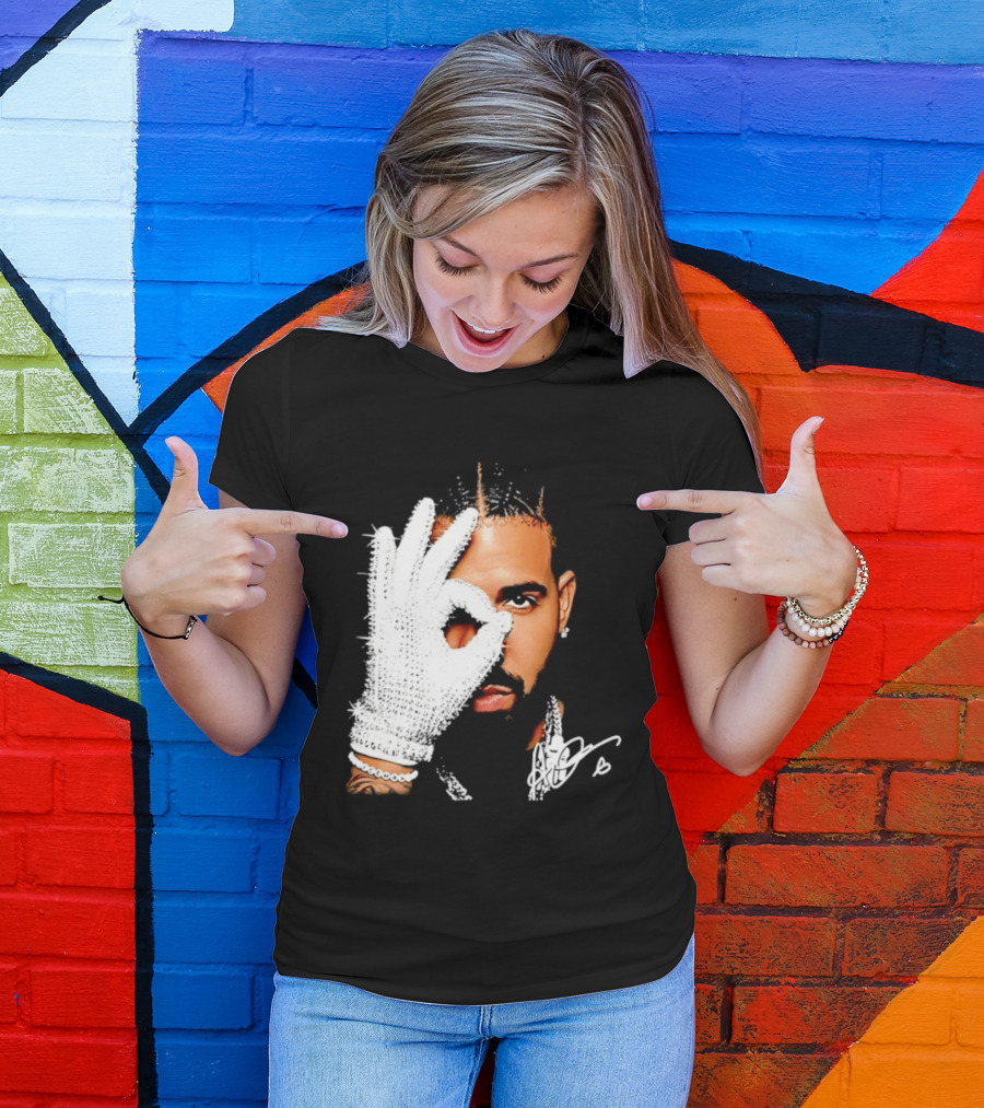 The Iceman Drake Rhinestone Glove T-Shirt
