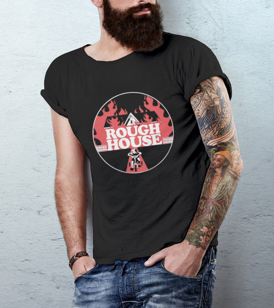 Rough House Flaming Pyramid T-Shirt