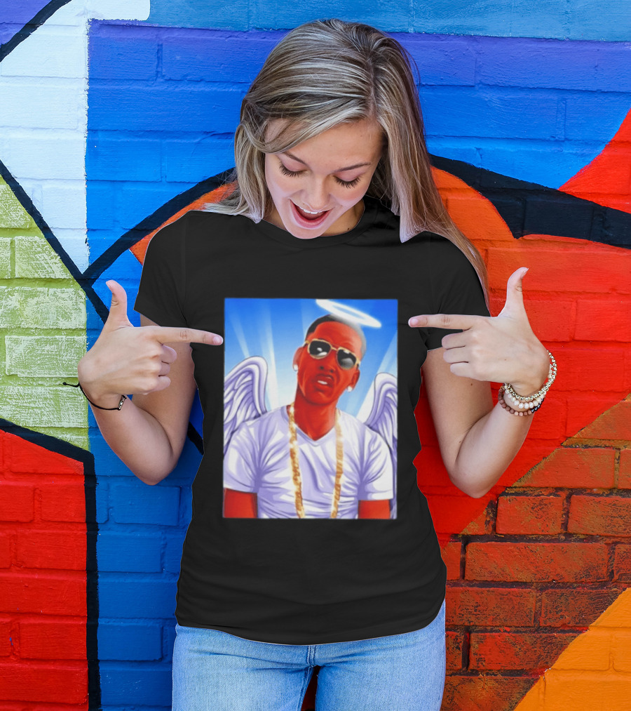 Young Dolph Angel Wings Halo Hip Hop Rap T-Shirt