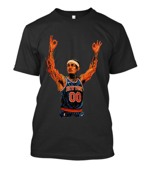 New York Knicks Ben Stiller MSG Game 1 Basketball Jersey 00 T-Shirt