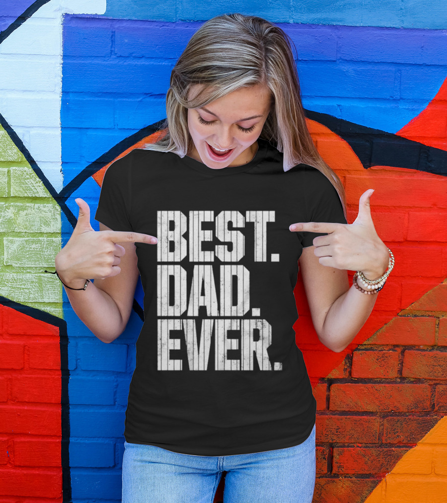 Best Dad Ever New York Yankees Baseball Game T-Shirt