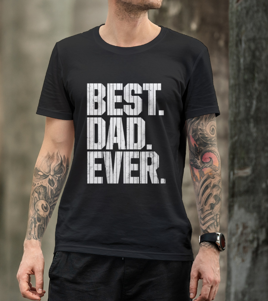 Best Dad Ever New York Yankees Baseball Game T-Shirt