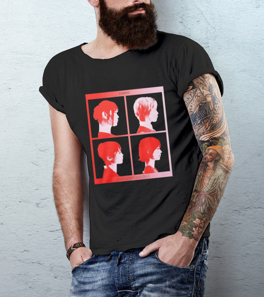 Exwhyz Dance Your Dance Four Profiles Red Frame T-Shirt