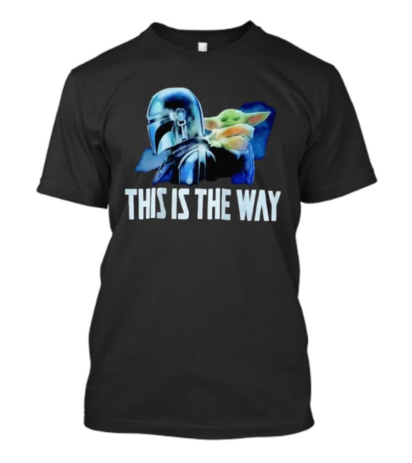 Mandalorian Helmet Grogu This Is The Way Star Wars Iconic Duo T-Shirt