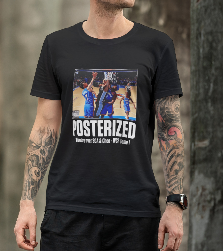 Ized Victor Wembanyama Chet Holmgren Shai Gilgeous Alexander NBA Game 1 2026 T-Shirt