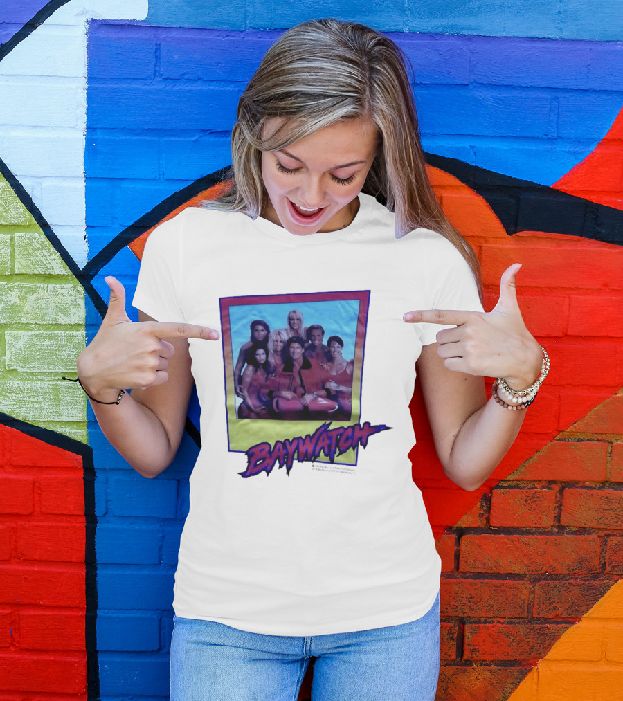 Bay Cast Photo Retro Style Shay Mitchell 1995 T-Shirt