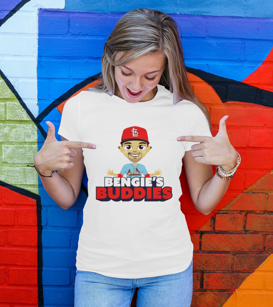 Bengie's Buddies St. Louis Cardinals Cardenales Caricature T-Shirt