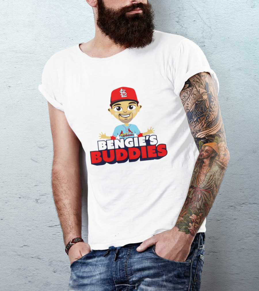 Bengie's Buddies St. Louis Cardinals Cardenales Caricature T-Shirt