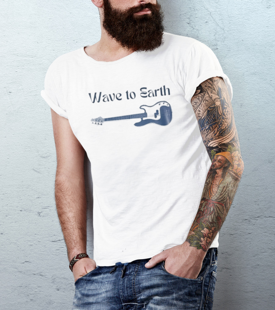 Wave To Earth The Pieces Tour Edition Guitar T-Shirt