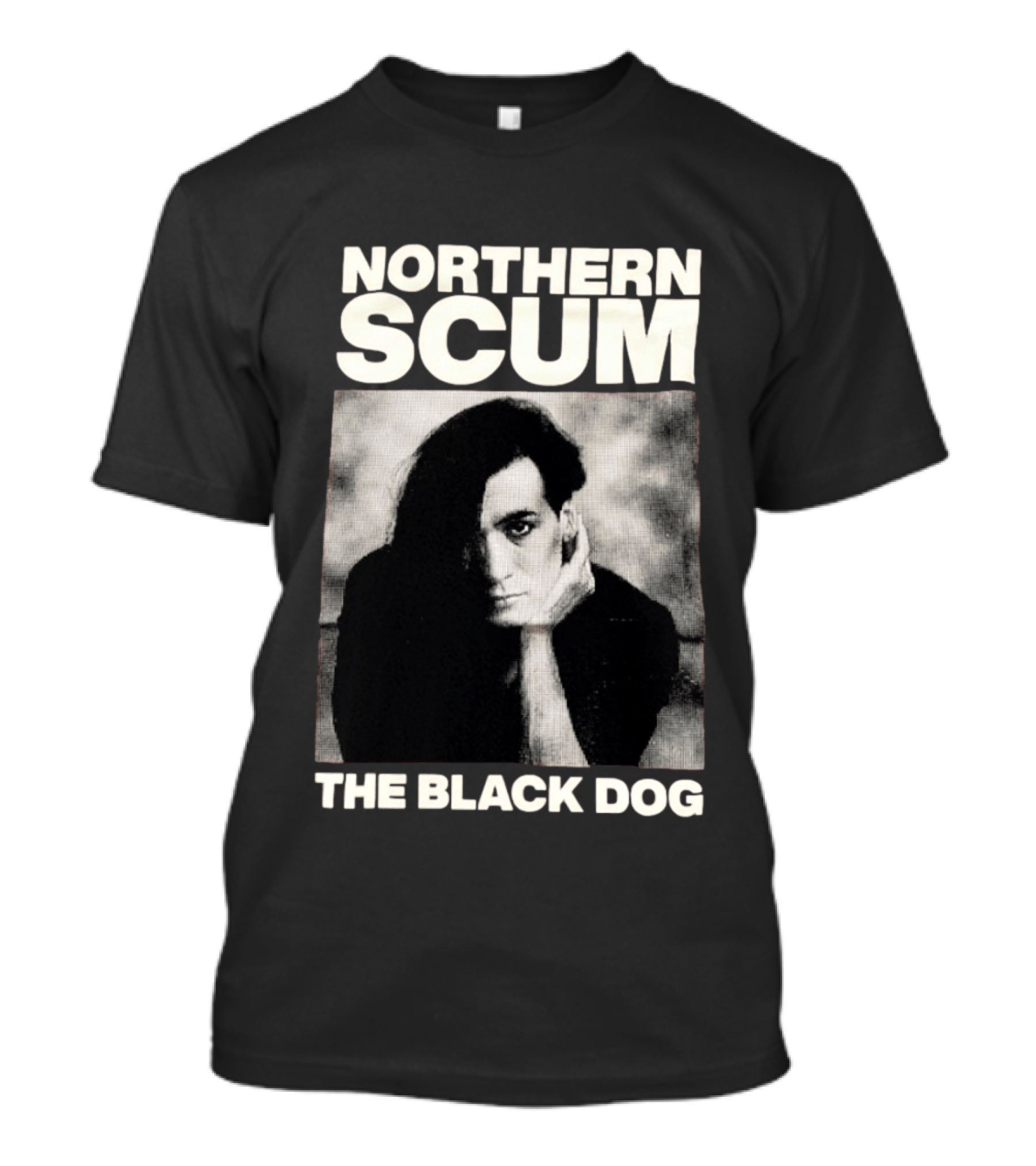 Northern Scum The Black Dog Monochrome T-Shirt