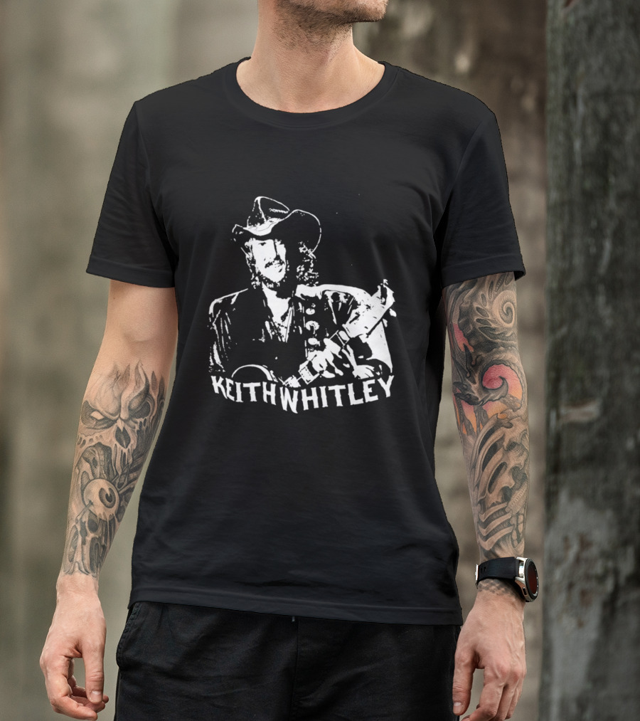 Keith Whitley Cowboy Hat Guitar T-Shirt