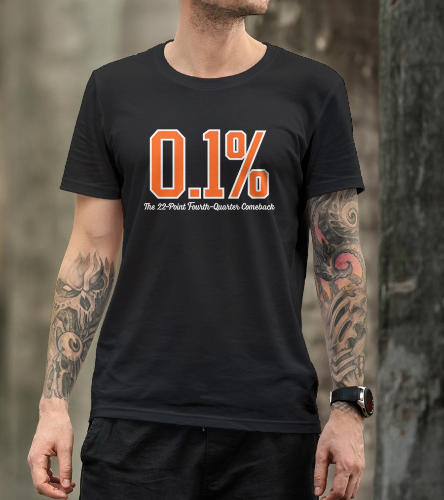 New York Knicks 0.1 Percent The 22 Point Fourth Quarter Comeback T-Shirt