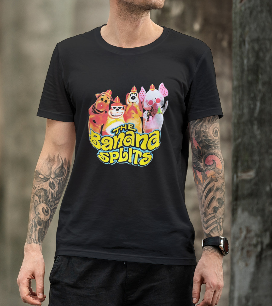 The Banana Splits Characters Hanna Barbera Retro Animation Series T-Shirt