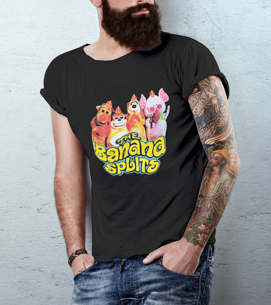 The Banana Splits Characters Hanna Barbera Retro Animation Series T-Shirt