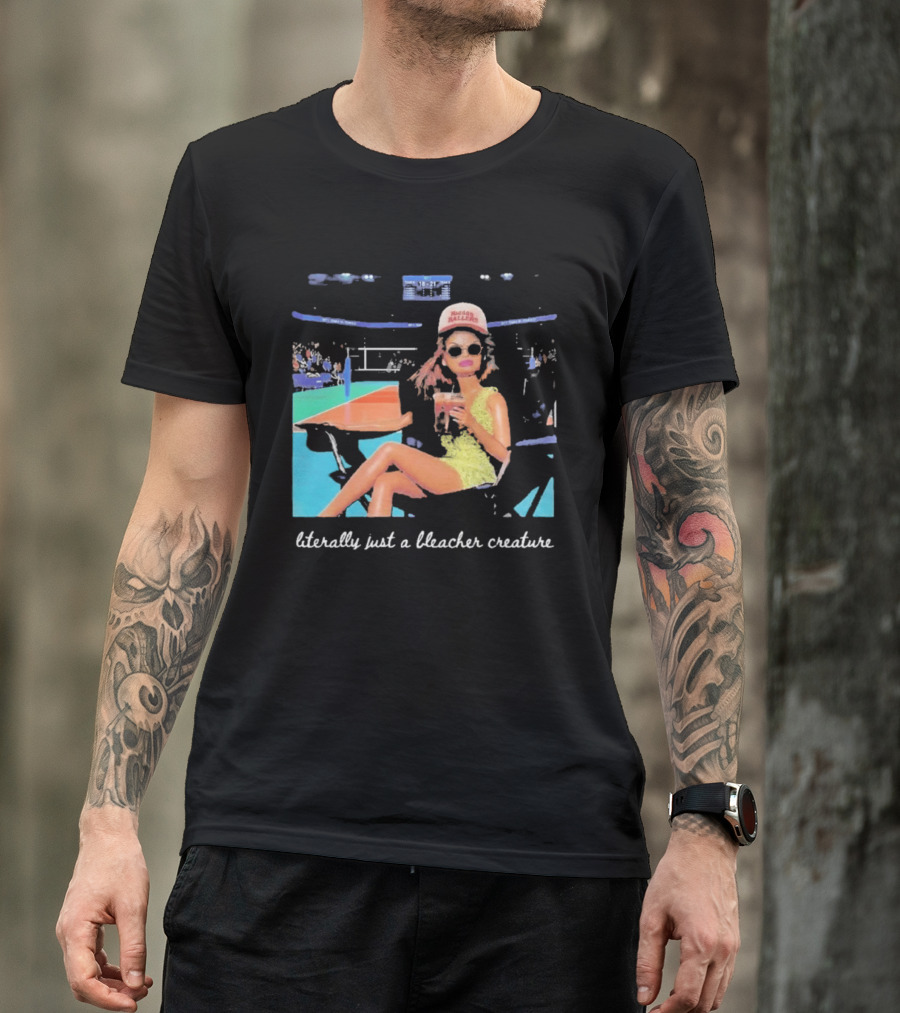 Barbie Maars Attack Volleyball Literally Just A Bleacher Creature T-Shirt