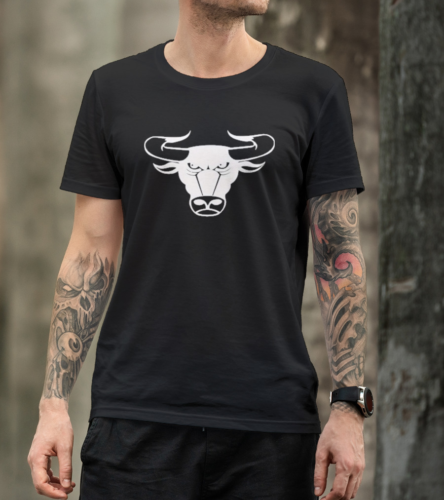 Bulls Head White T-Shirt