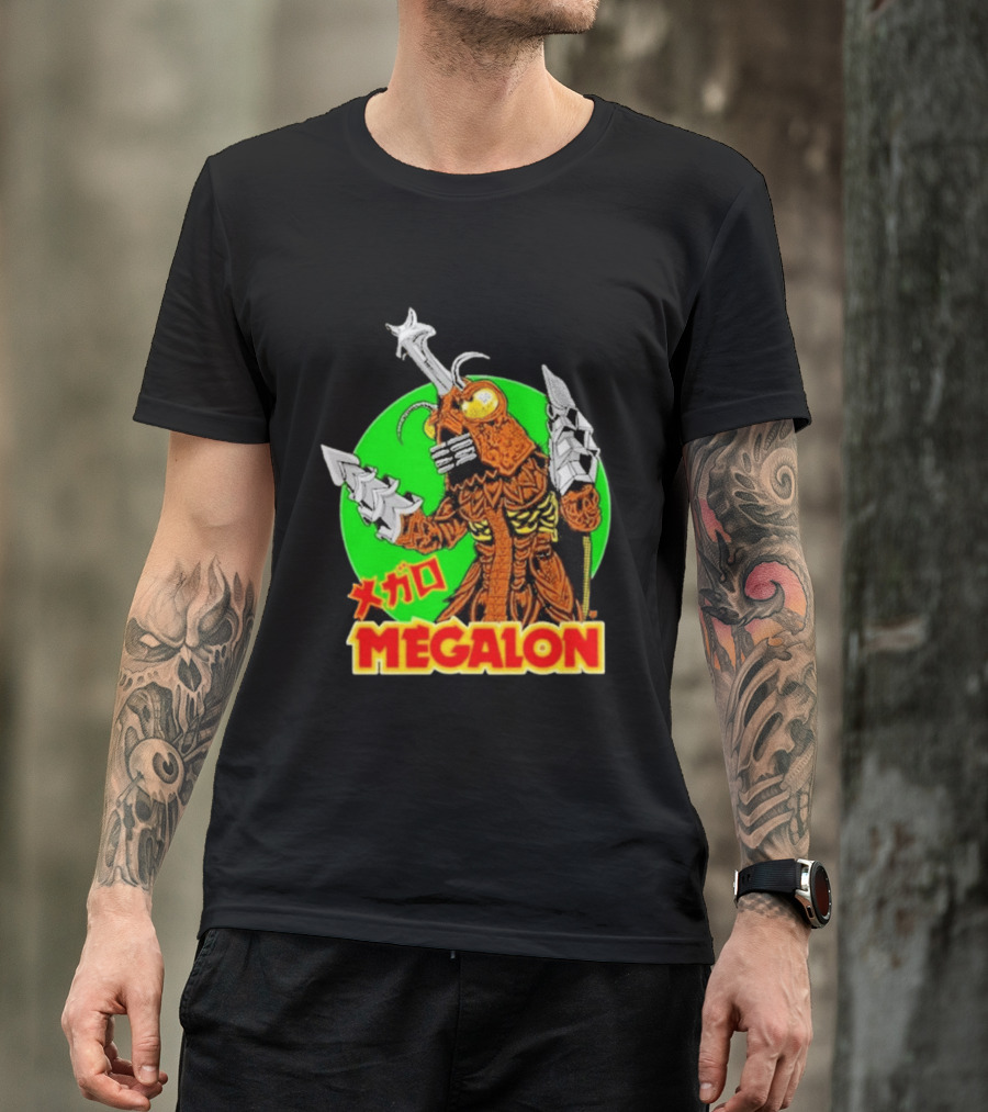 Cavitycolors Megalon Monster Kaiju Japanese Horror And Halloween T-Shirt