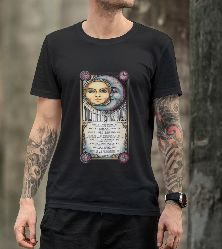 Molly Tuttle Maggie Rose Co Headline Tour 2026 Houston San Antonio New Orleans Shipshewana Milwaukee Louisville Kent Lexington T-Shirt