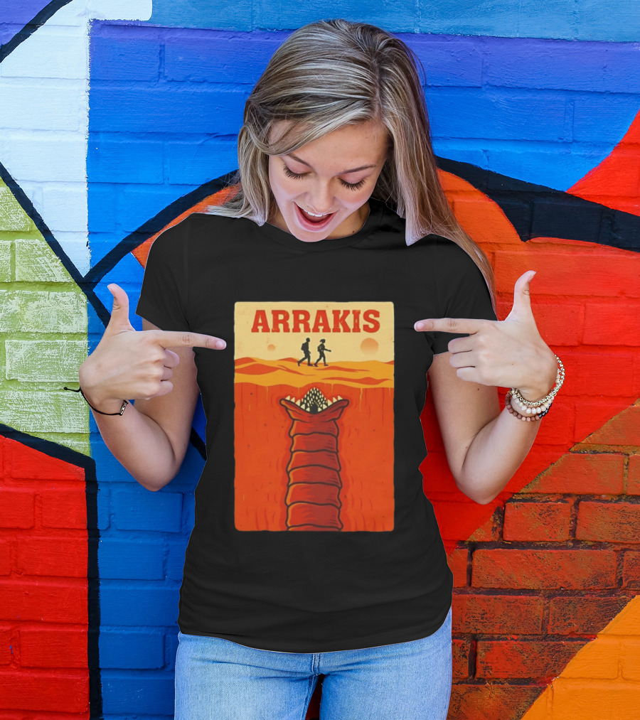 Arrakis Sandworm Apocalypse Movie Style Dune T-Shirt