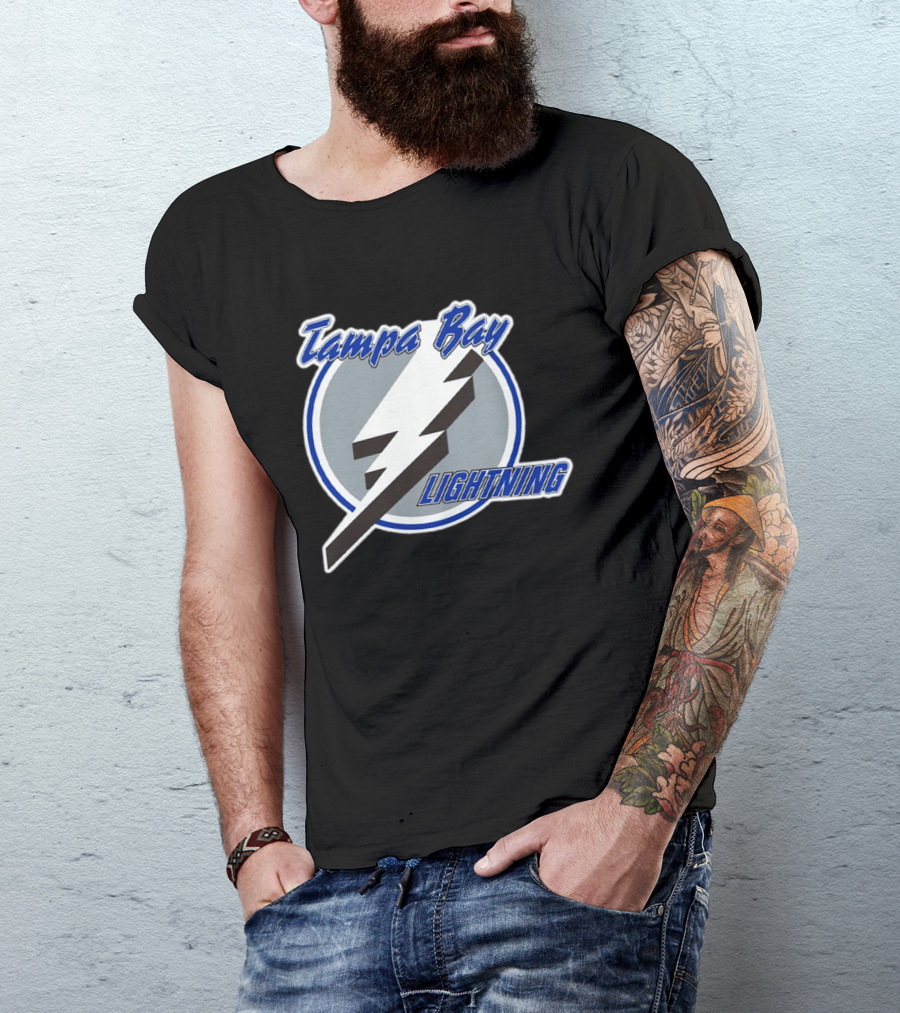 Tampa Bay Lightning 90s Vintage Style Retro Classic NHL Team T-Shirt