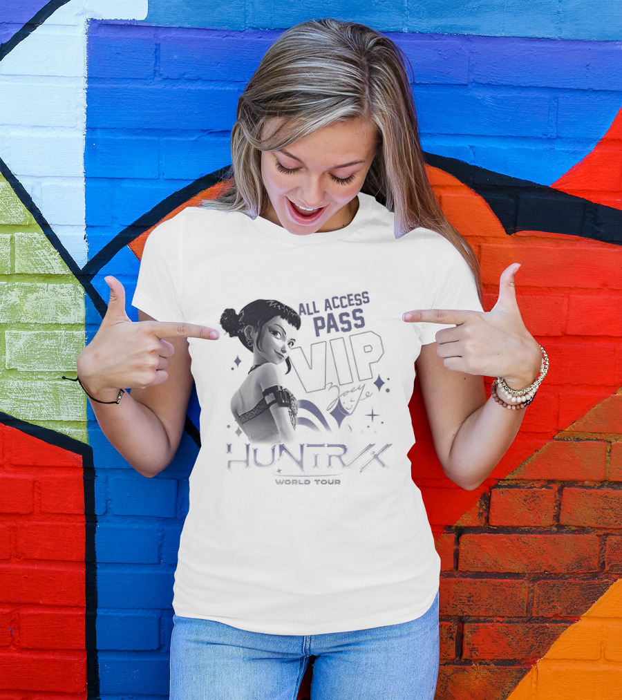 All Access Pass VIP KPop Demon Hunters Zoey T-Shirt