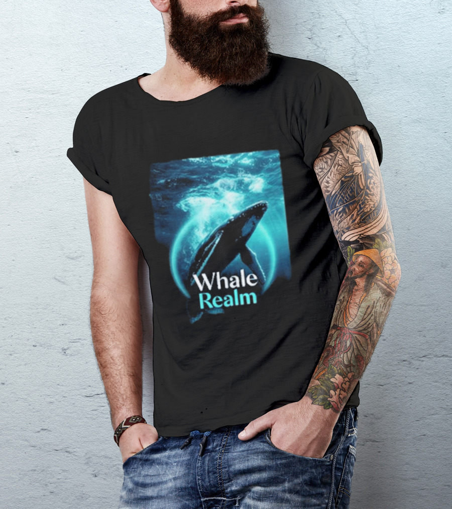 Whale Realm Cinematic Underwater Escape T-Shirt