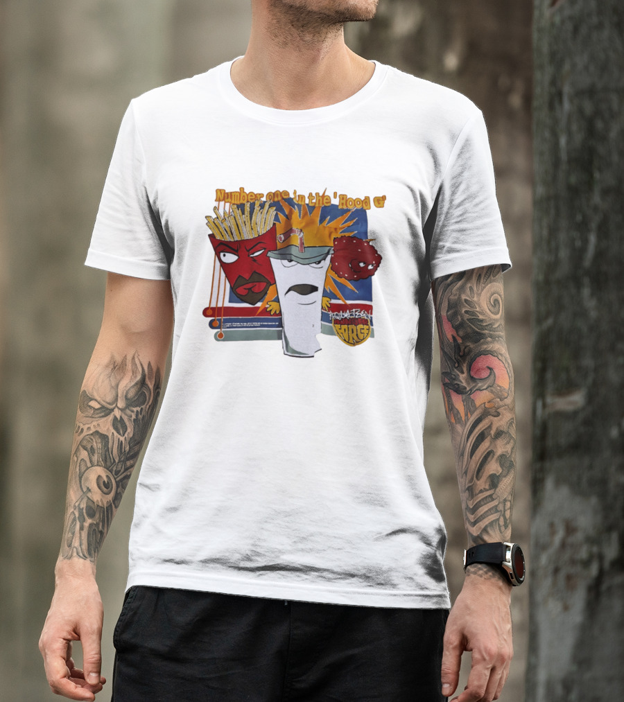 Number One In The 'Hood G Aqua Teen Hunger Force Frylock Master Shake Meatwad T-Shirt