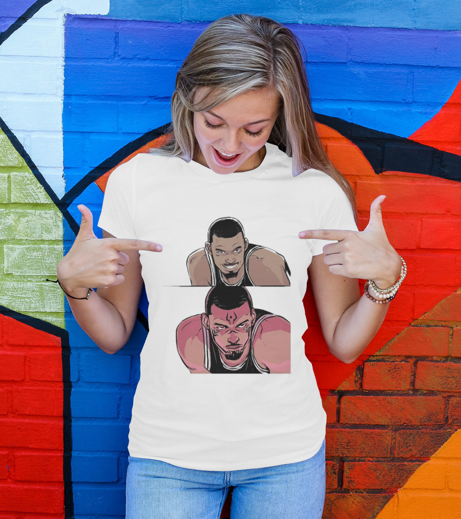 Victor Wembanyama Anime Style Transformation Wemby To Wemkuna T-Shirt
