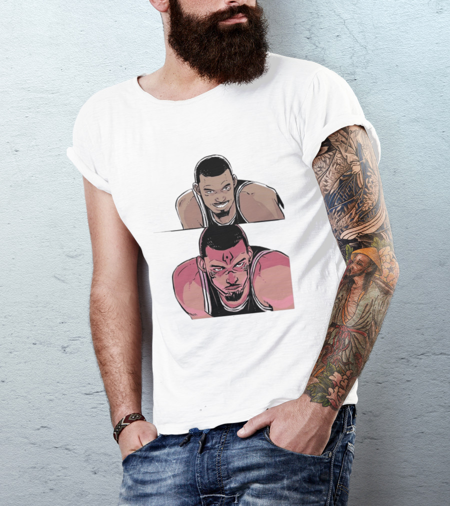 Victor Wembanyama Anime Style Transformation Wemby To Wemkuna T-Shirt