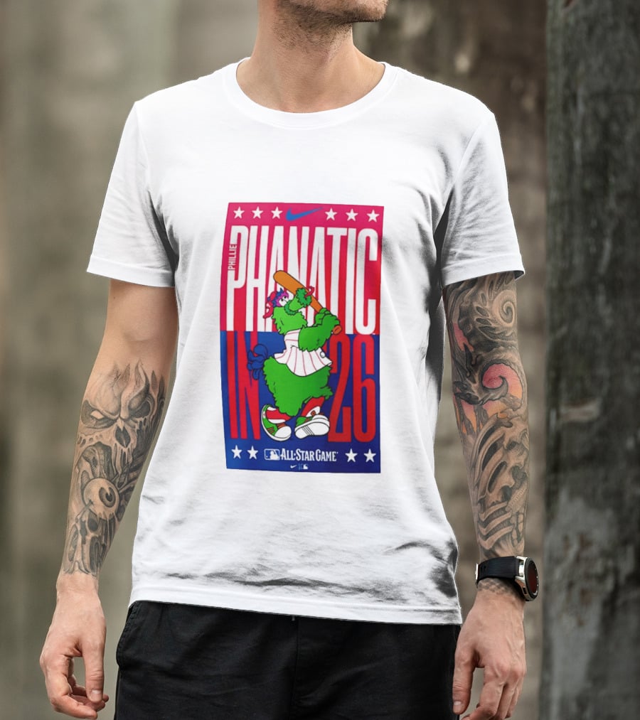 Phillie Phanatic MLB All Star Game 2026 Nike T-Shirt