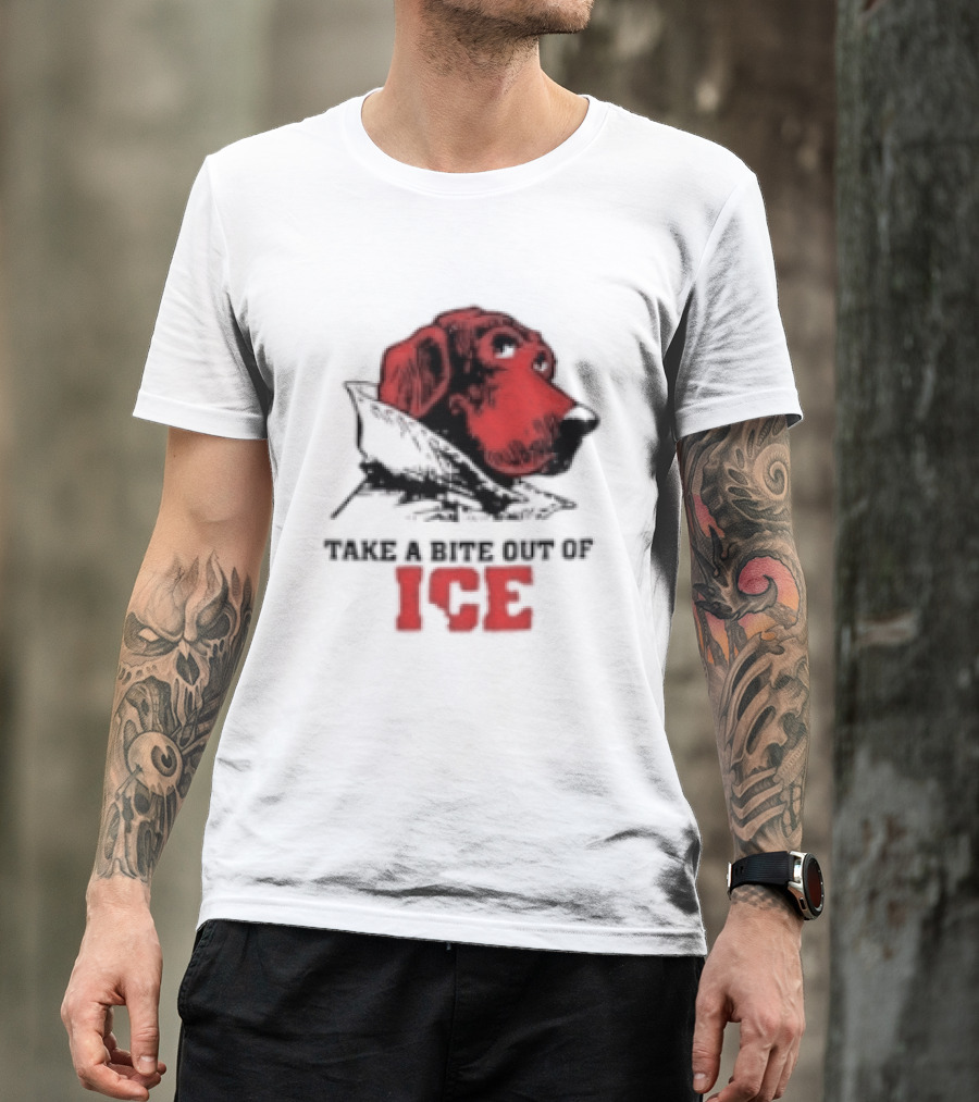 McGruff The Crime Dog Take A Bite Out Of ICE Cops Aren't Your Friend T-Shirt
