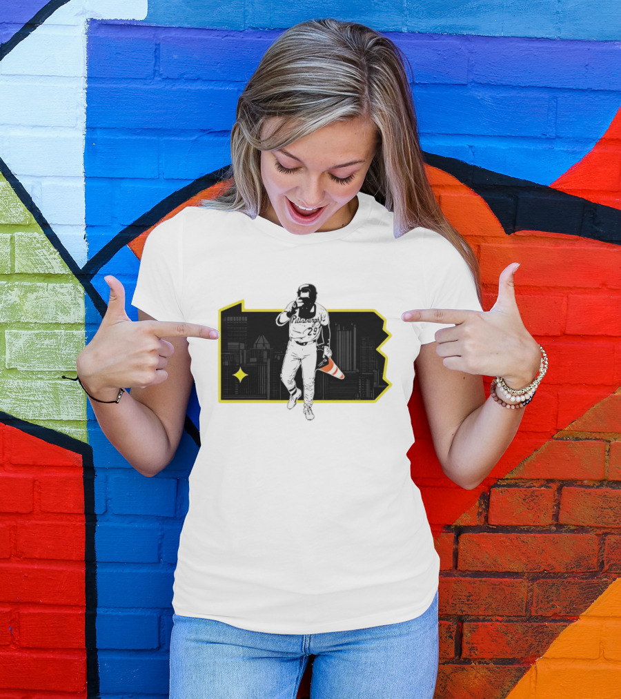 Pittsburgh Pirates Ryan O'Hearn Fear The Cone 29 City Skyline T-Shirt