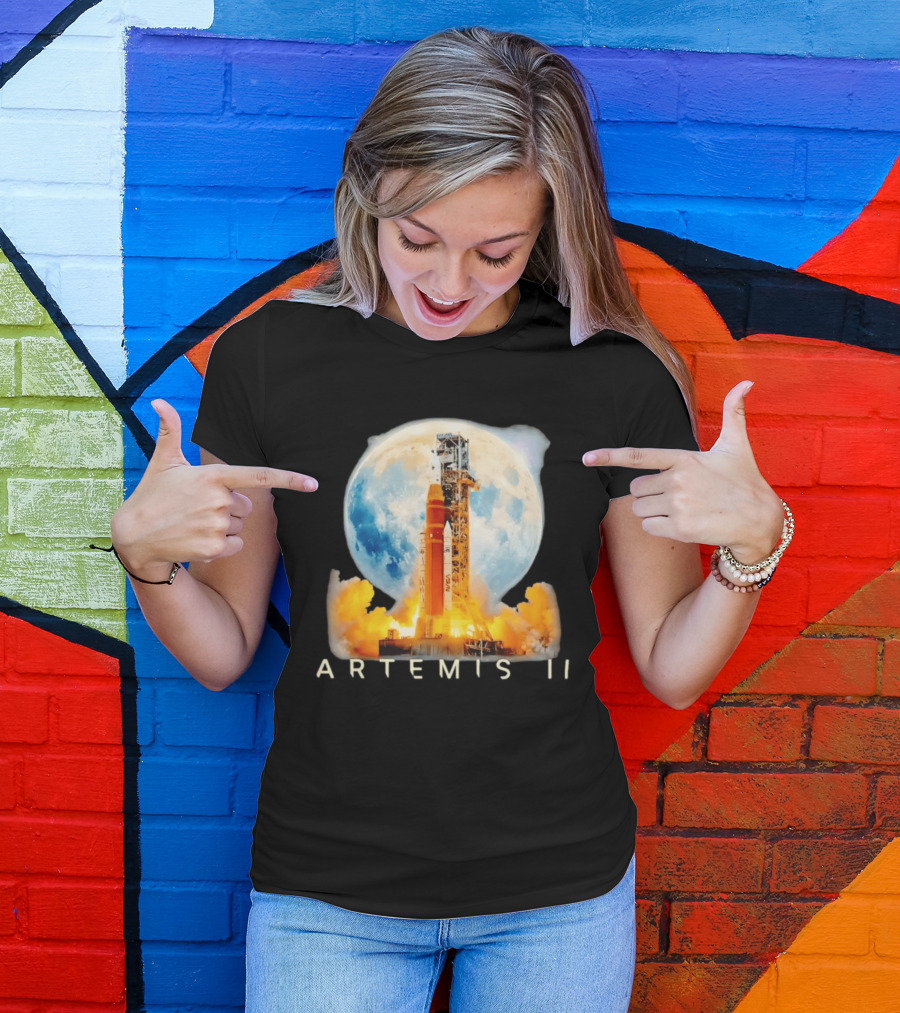 Artemis II Moon Mission NASA Rocket Launch 2026 T-Shirt