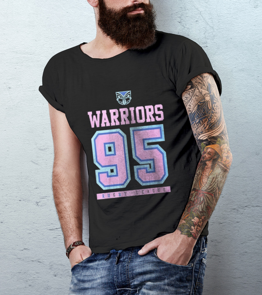New Zealand Warriors 95 RD Name And Number T-Shirt