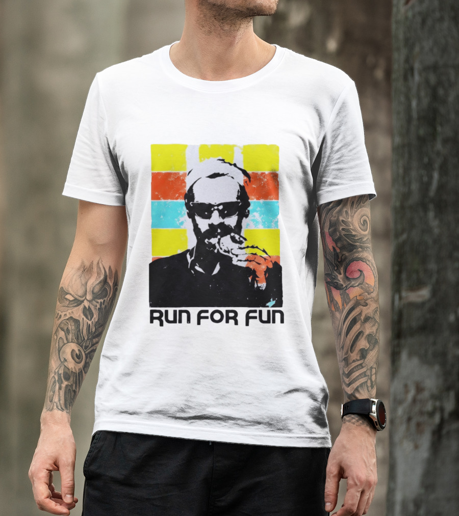Together Tour Amsterdam Run For Fun 2026 Icon With Sunglasses Eating Pizza T-Shirt