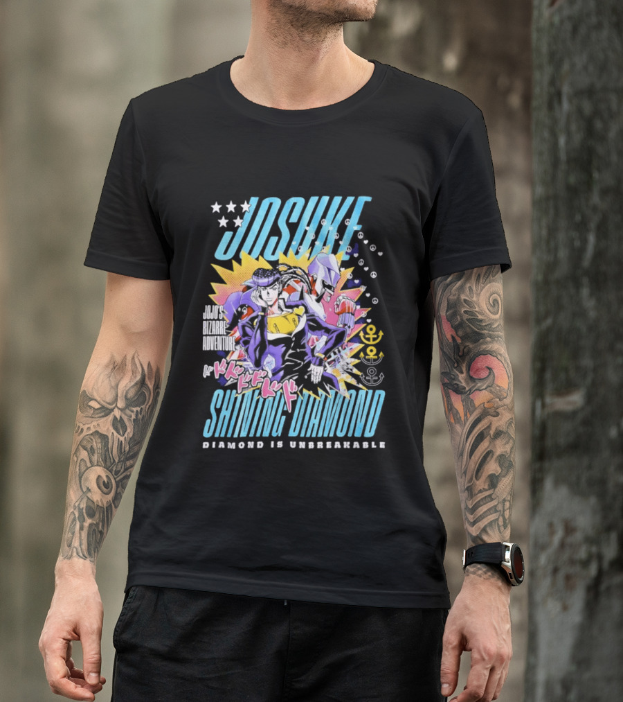 Josuke Shining Diamond JoJo's Bizarre Adventure Diamond Is Unbreakable T-Shirt