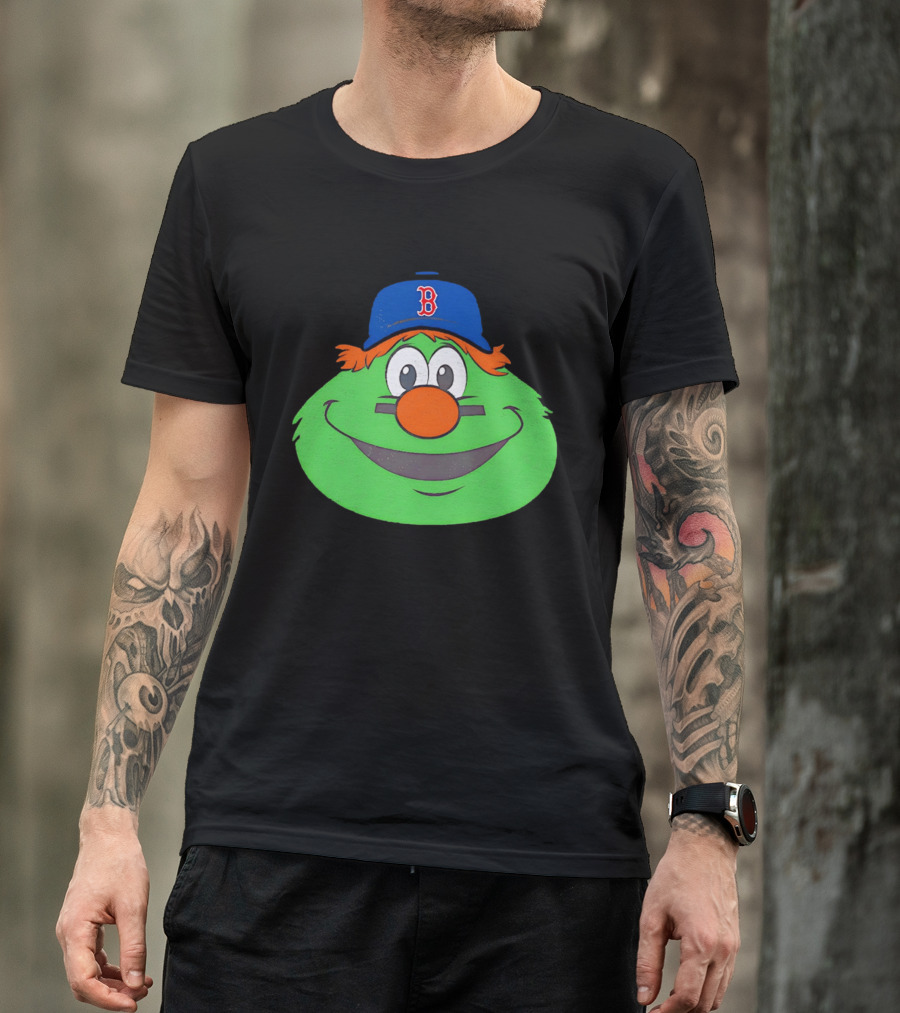 Boston Red Sox Wally The Green Monster Big Face 2026 T-Shirt