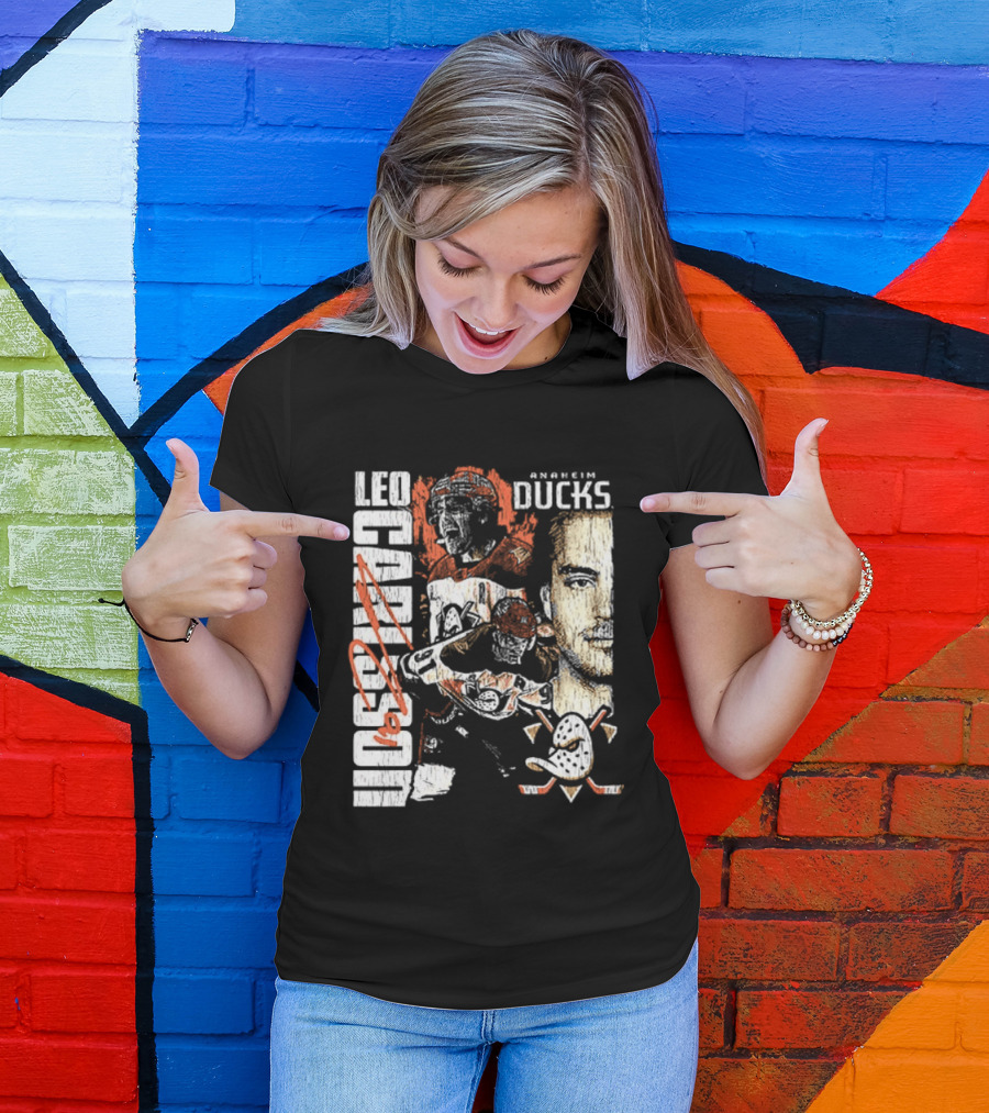 Leo Carlsson Anaheim Ducks Hockey 2026 T-Shirt