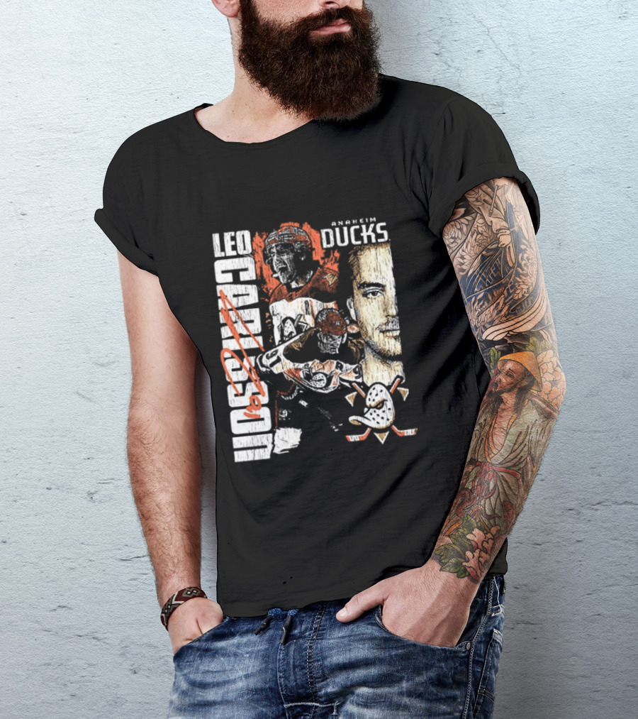 Leo Carlsson Anaheim Ducks Hockey 2026 T-Shirt