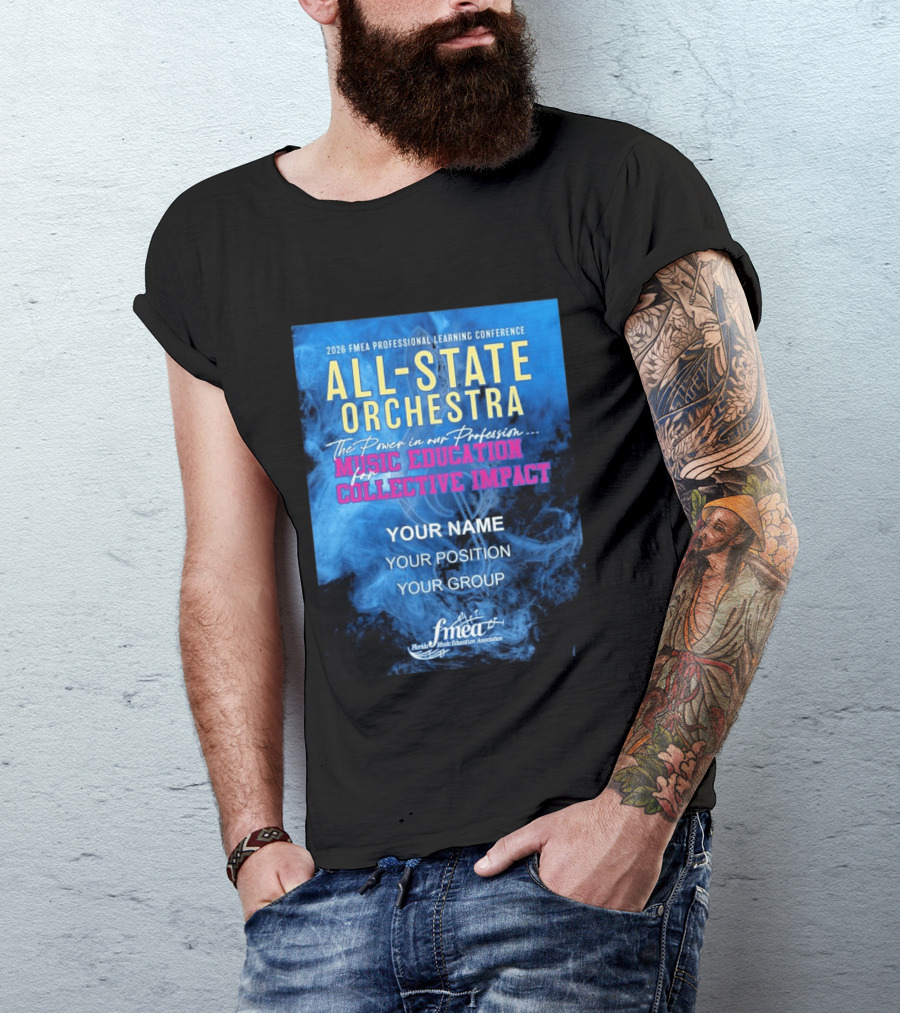 2026 FMEA Professional Learning Conference All State Orchestra Music Education For Collective Impact T-Shirt