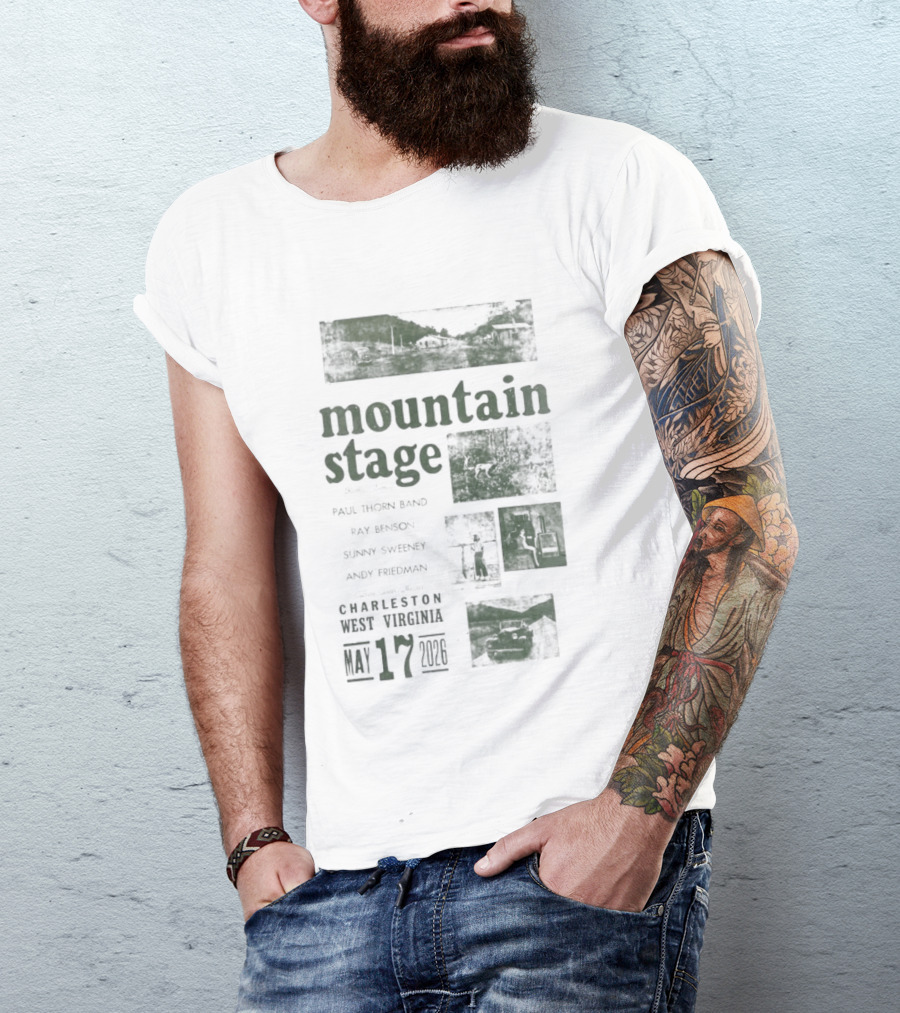 Mountain Stage With Kathy Mattea Charleston West Virginia May 17 2026 T-Shirt