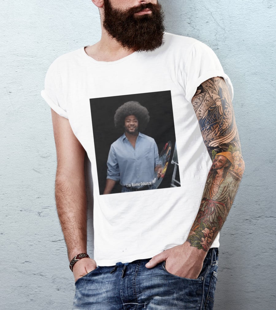 I'm Rome Odunze With Bob Ross Style Transformation T-Shirt