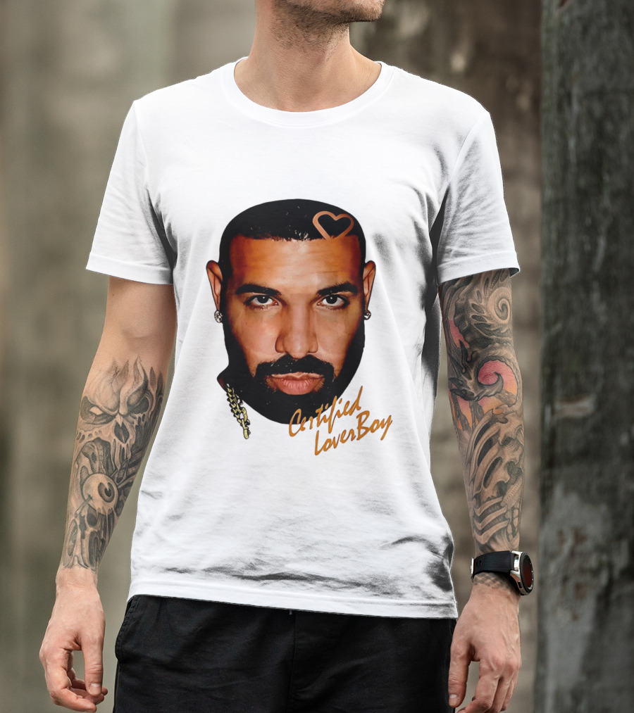 Drake Certified Lover Boy Heart Hair T-Shirt