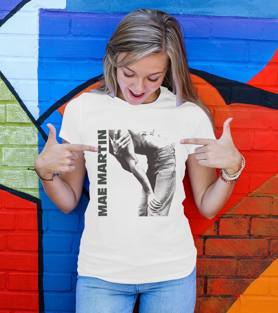 Mae Martin Dynamic Pose With Hands On Thighs T-Shirt
